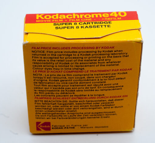 Kodachrome 40 type A | New old stock | Super 8 cartridge