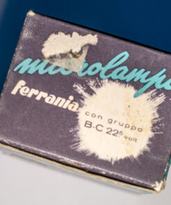 Ferrania - Microlampo - Con gruppo B-C 22.5 volt (New in Box)