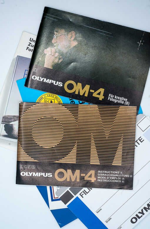 Olympus OM4 manual / leaflets