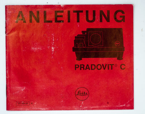 Leica Leitz Anleitung Pradovit C Projector