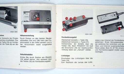 Leica Leitz Anleitung Pradovit C Projector