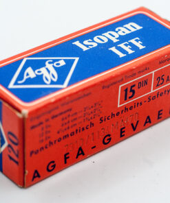 Agfa display setje, Fixiersalz | Isopan IFF | retouch paint | lightmeter