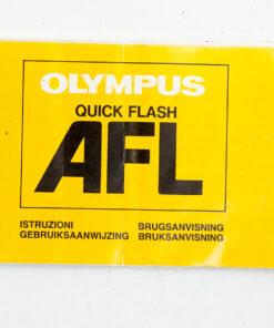 Olympus AFL Quick flash manual