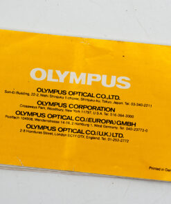 Olympus AFL Quick flash manual