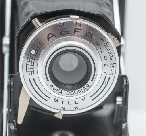 Agfa Billy I with f/11 Jsomar lens and 'I'/'B' shutter