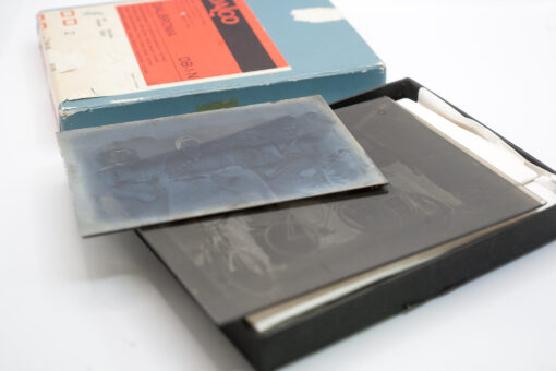 Box of 13x18cm glass negatives