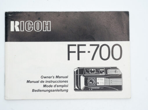 Ricoh FF-700 manual (GB/DE/FR/ES)