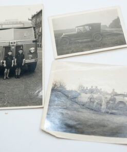 Lot of 3 black and white photos with vehicle 1910s 1920s