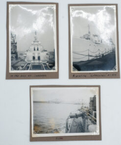 Lot of 16 black and white photos of nautical depictions / boats / ships 1900s