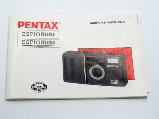Pentax Espio Mini manual / gebruiksaanwijzing (NL)