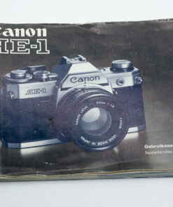 Canon AE-1 manual / gebruiksaanwijzing (NL)
