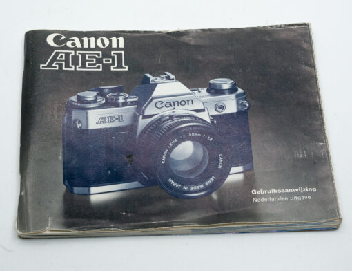 Canon AE-1 manual / gebruiksaanwijzing (NL)