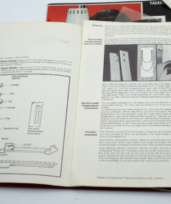 Meopta opemus, patterson, promicrol darkroom documentation manual / gebruiksaanwijzing (NL)