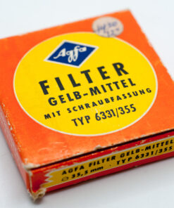 Agfa Filter Gelb-Mittel / yellow filer type 6331/355 35.5mm