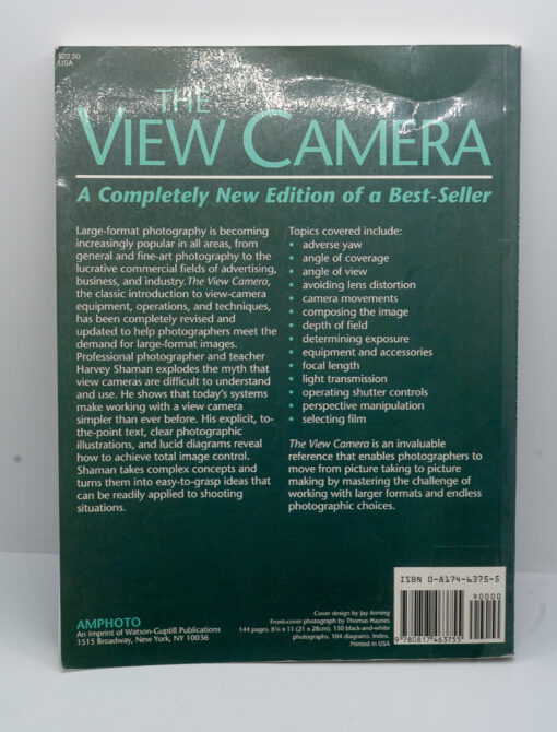 The Viewcamera -by Harvey Shaman - New Edition Completely revised and updated
