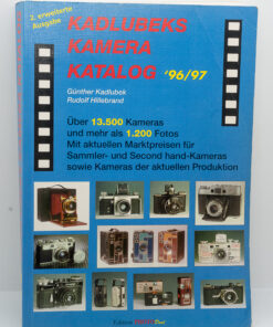 Kadlubeks Kamera Katalog 1996-1997 - Gunther Kadlubek & Rudolf Hillebrand