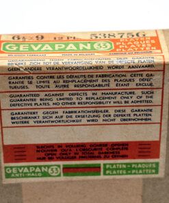 Gevaert - Gevapan 33 Anti halo plates - 6,5x9cm - New in Box