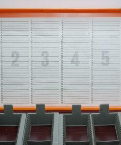 Vintage orange/brown Cases for slides (or other items) with slide trays