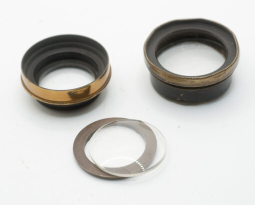 Two brass elements without tube 40mm/31mm
