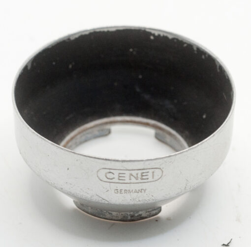 Cenei grey / silver color Clamp lens shade / sunshade for lens diameter 32mm