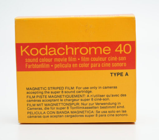 Kodachrome 40 type A-Sound | New old stock | Super 8 cartridge