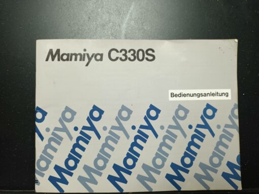 Mamiya C330S - manual - Instructions -Bedienungsanleitung - German - Deutsch
