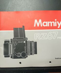 Mamiya RZ67ProII - RZ 67 PRO II - manual - Instructions -English