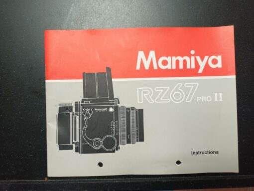 Mamiya RZ67ProII - RZ 67 PRO II - manual - Instructions -English
