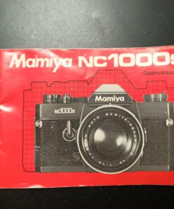 Mamiya NC1000S / Manual / Gebruiksaanwijzing / Dutch / Nederlands