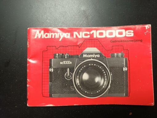 Mamiya NC1000S / Manual / Gebruiksaanwijzing / Dutch / Nederlands