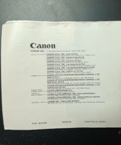 Canon FT-b / FTB / Manual - instructions English