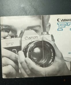 Canon FT-QL / FTQL / Manual - instructions English