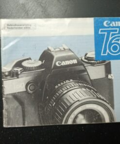 Canon T60 / T-60 Manual - Gebruiksaanwijzing | Dutch