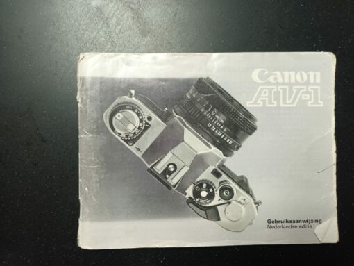 Canon AV-1 / AV1 manual / Gebruiksaanwijzing | Dutch