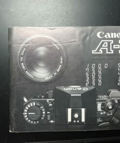 Nederlandse gebruiksaanwijzing Canon A-1 / A1 Dutch manual