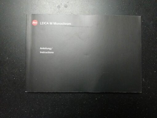 Leica M Monochrome manual | Anleitung | instructions in German and English | Deutsch