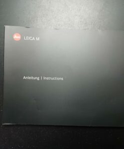Leica M manual / Anleitung / instructions English / German / Deutsch
