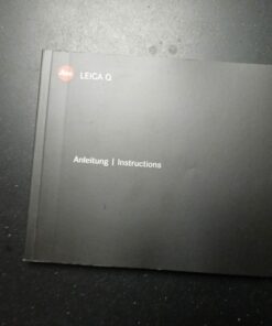 Leica Q manual / Anleitung / instructions English / German / Deutsch