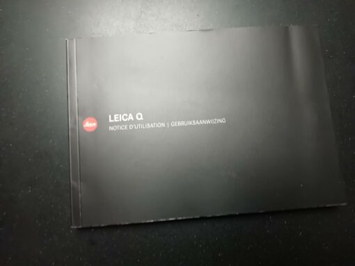 Leica Q manual | Notice d'utilisation | Gebruiksaanwijzing | Francais | Nederlands | Dutch | French (Copy)