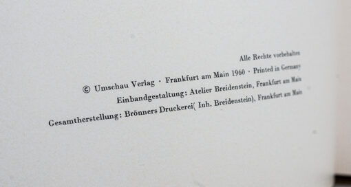 ASIN ‏ : ‎ B001O083RW Publisher ‏ : ‎ Umschau Verlag (January 1, 1960) Language ‏ : ‎ German Hardcover ‏: ‎ 184 pages