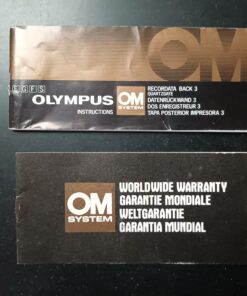 Olympus instructions OM Recorddata back3 (manual)