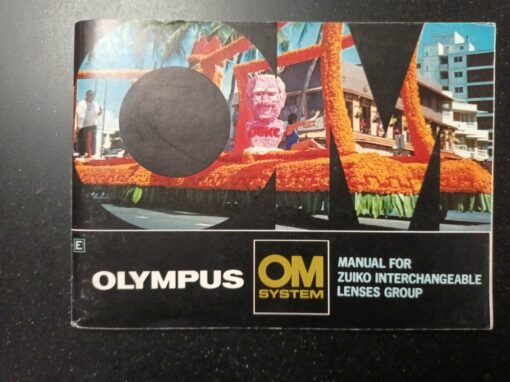 Olympus System Manual for Zuiko Interchangeable lenses Group - System Folder (12.7x17.7cm)
