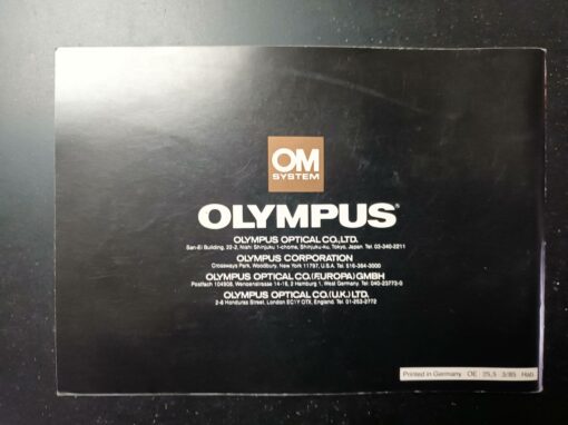 Olympus OM2 / OM-2 / Spot-program manual | Dutch | Italian | Danish | Swedish | Finnish