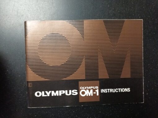 Olympus OM1 / OM-1 / manual |English | manual