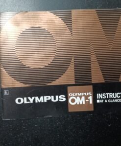 Olympus OM1 / OM-1 / manual | English | instructions at a glance