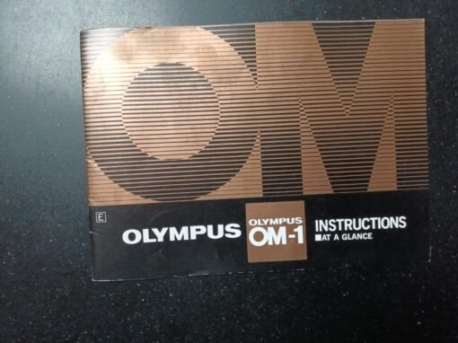 Olympus OM1 / OM-1 / manual | English | instructions at a glance