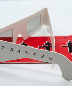 Awesome paper Kraftwerk 3D Glasses from 2019 for 12345678 with red paper case featuring the artwork. Still in excellent condition.