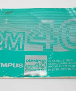 Olympus OM40 Program manual |English | German | French | Spanish |Instructions