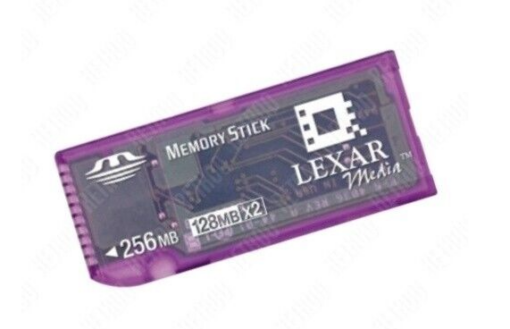 2x 128MB = 256MB Lexar Memory Stick