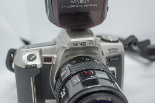 Minolta Analogue Dynax 505SI Super + 28-85mm + 75-300mm +3500XI (SET)